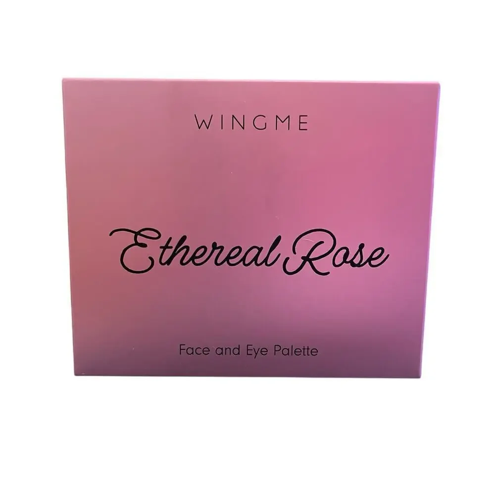 Wingme Ethereal Rose Face Eye Palette  6 Pan Blush Bronzer Highlighter